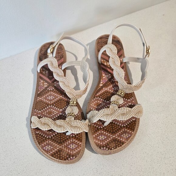 Grendha Beaded-Effect Sandals - Picture 2 of 7